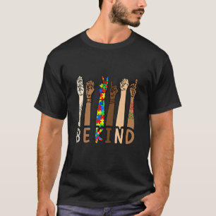 Be Kind Sign Language Hand Tee Teachers Interprete