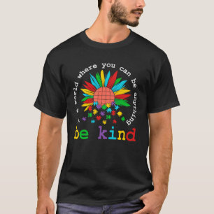Be Kind Sunflower Autism Awareness Disorder 2023 M T-Shirt