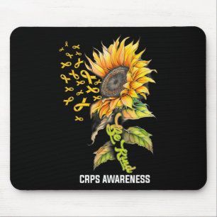 Be Kind Sunflower CRPS Awareness  Mouse Pad