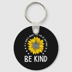 Be Kind Sunflower Orange Anti Bullying Unity Day K Keychain