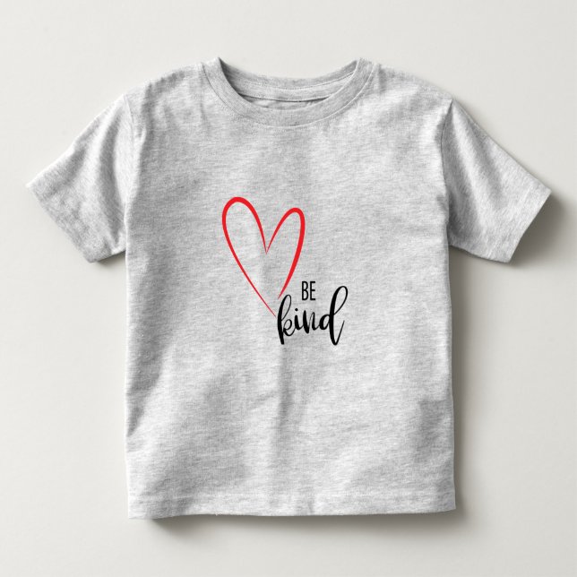 Be Kind Tee, Kindness, Love, Red Heart, T-shirt (Front)