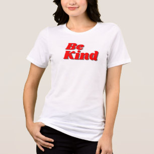 Be Kind Text Tee - Spread Love and Positivity!