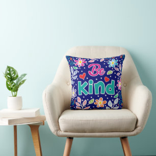 Be Kind Throw Pillow