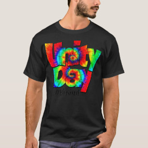 Be Kind Tie Dye Orange Unity Day Women Kids T-Shirt