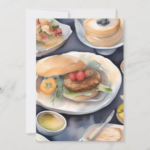 Be Kind to Food Servers Month A Holiday Card