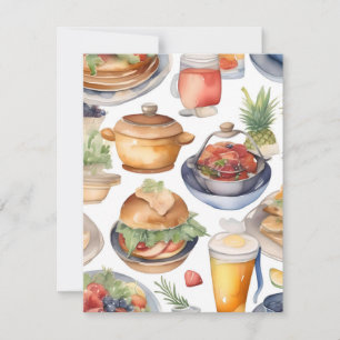 Be Kind to Food Servers Month C Holiday Card