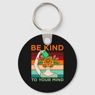 Be Kind To Mind Mental Health Awareness Supporter Keychain