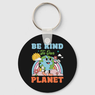 Be Kind To Our Planet Earth Day 2025 55th Annivers Keychain