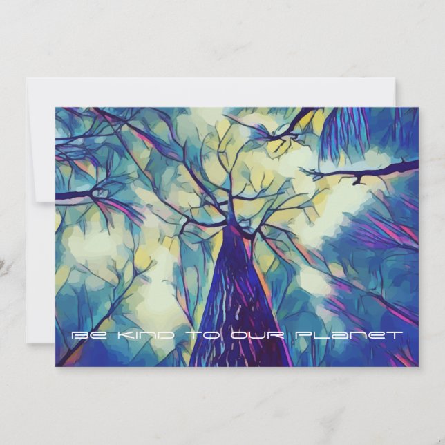 Be KIND to our Planet - Trees Forest Earth Day (Front)