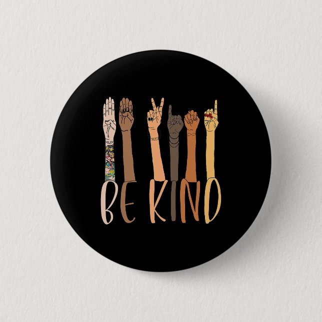 Be Kind To Suicide Warrior Suicide Prevention Awar 2 Inch Round Button (Front)