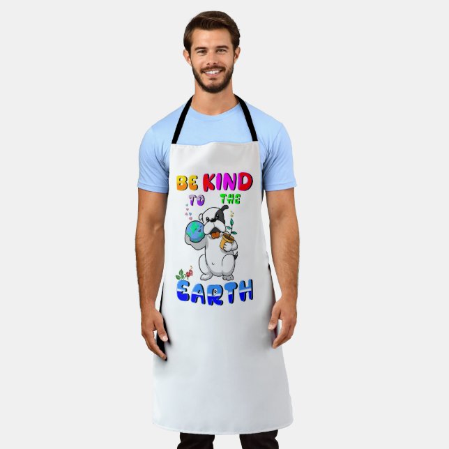 Be Kind To The Earth Apron (Worn)