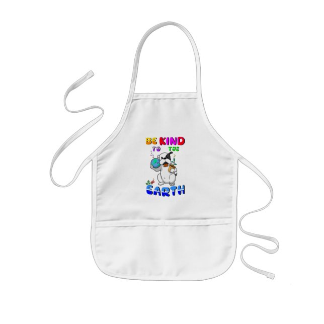 Be Kind To The Earth Kids Apron (Front)