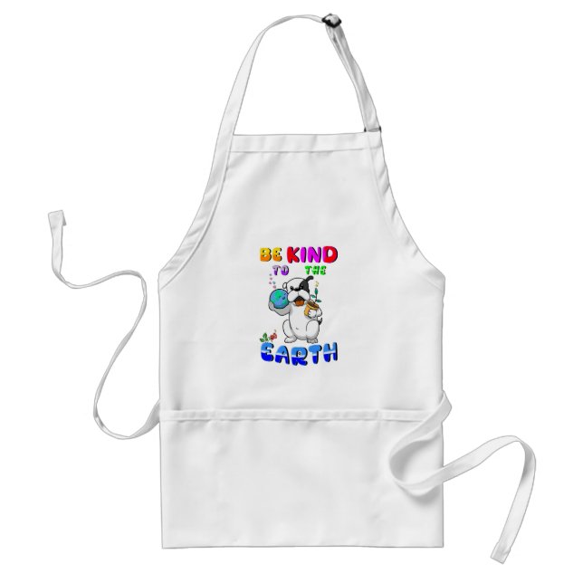Be Kind To The Earth Standard Apron (Front)
