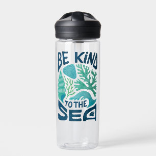 Be Kind to the Sea – Ocean Conservation Eco Design Water Bottle
