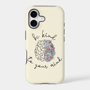 Be Kind To Your Mind Floral Brain Mental Health