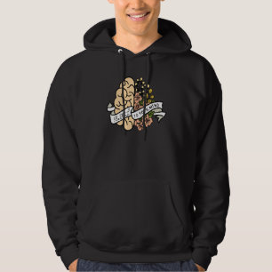 Be Kind To Your Mind Floral Brain Mental Health Ma Hoodie