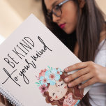 Be Kind To Your Mind Planner<br><div class="desc">Empower yourself or someone special with this, "Be kind to your mind" planner with stickers! Matching collection available!</div>