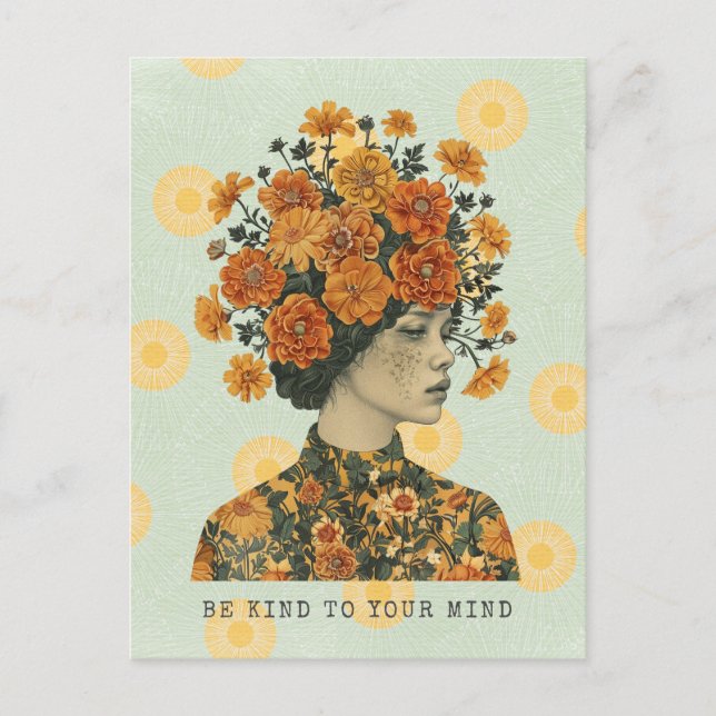 Be Kind To Your Mind Postcard (Front)