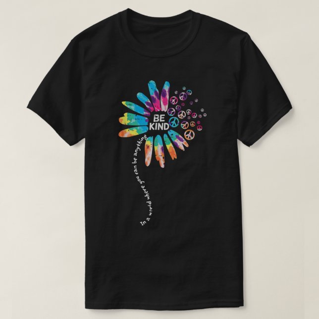 Be Kind Tye Dye Orange Anti Bullying Unity Day Kid T-Shirt (Design Front)