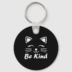 Be Kind Unity Day Cute Cat Anti Bullying Kindness  Keychain