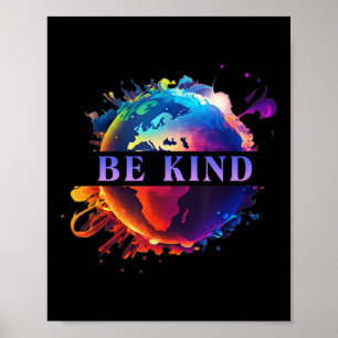 Be Kind With Mother Earth Environmental Protection Poster