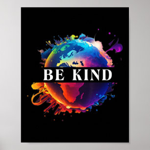Be Kind With Mother Earth Environmental Protection Poster