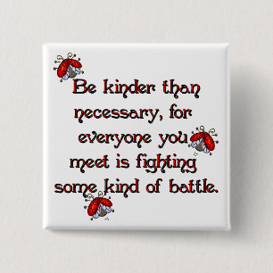 Be Kinder 2 Inch Square Button
