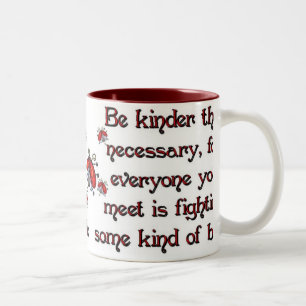 Be Kinder Two-Tone Coffee Mug