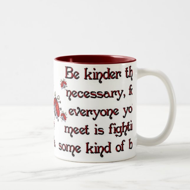 Be Kinder Two-Tone Coffee Mug (Right)