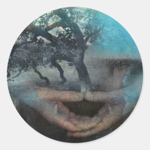 Be Life Classic Round Sticker