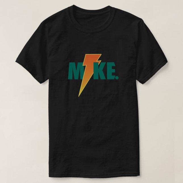 Be Like Mike' Fitted Scoop T-Shirt (Design Front)