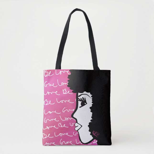 Be Love Donner Amour Sac en toile (Devant)