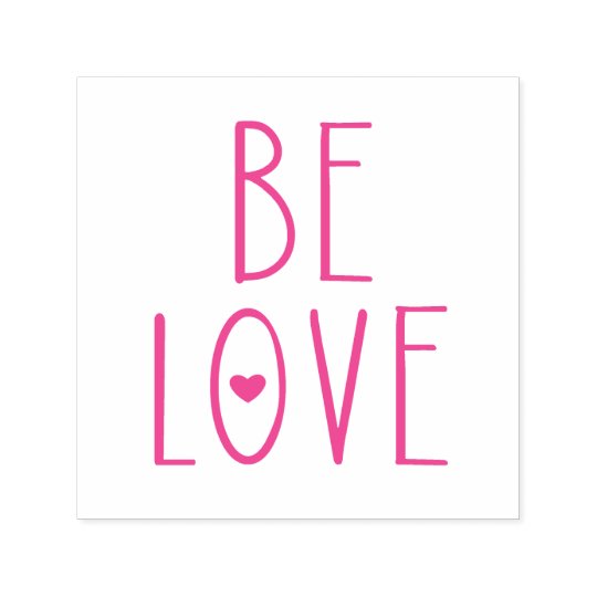 Be Love Heart Self-inking Stamp