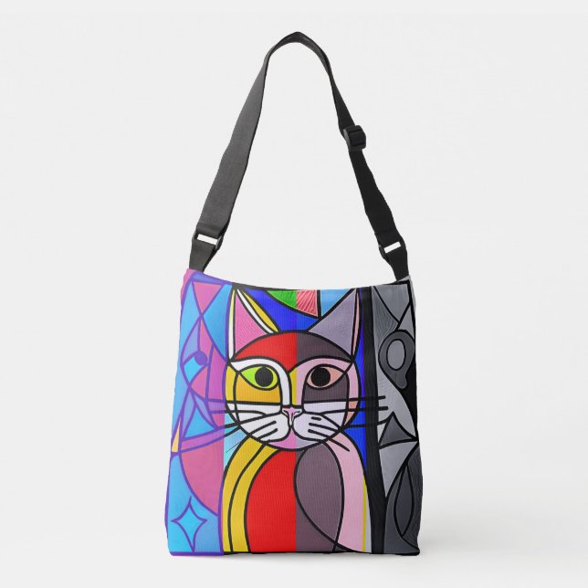 be loved cat crossbody bag (Front)