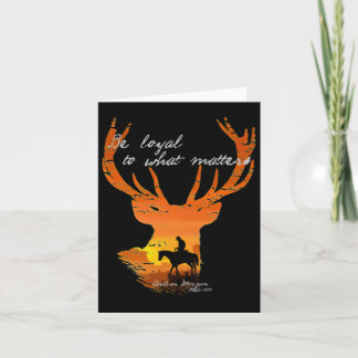 Be Loyal To What S Arthur Morgan Sticker  Card