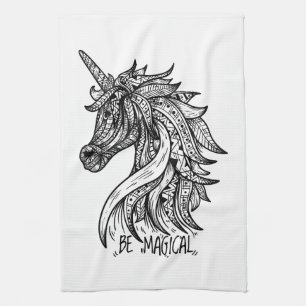 Be Magical Unicorn Kitchen Towel
