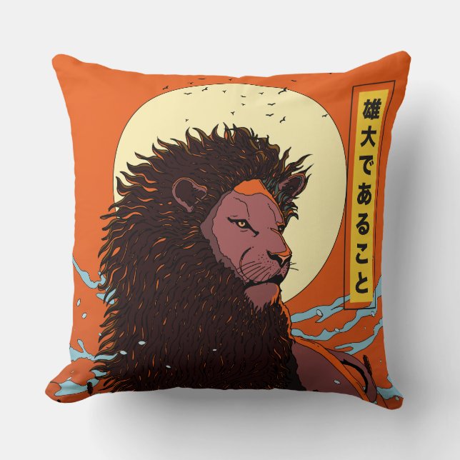Be Mangiest  Throw Pillow (Front)