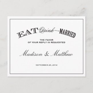 Be Married | RSVP Postcard