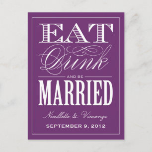 BE MARRIED   SAVE THE DATE ANNOUNCEMENT