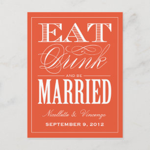 BE MARRIED SAVE THE DATE ANNOUNCEMENT