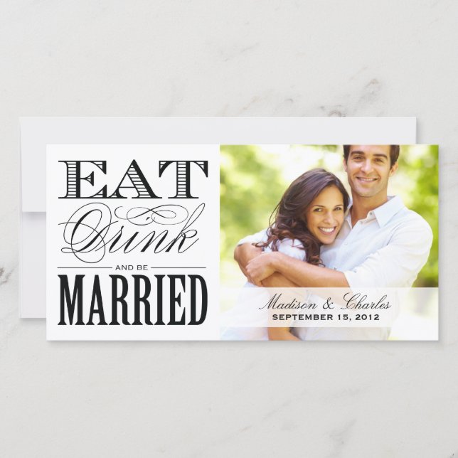 & BE MARRIED | SAVE THE DATE ANNOUNCEMENT (Front)