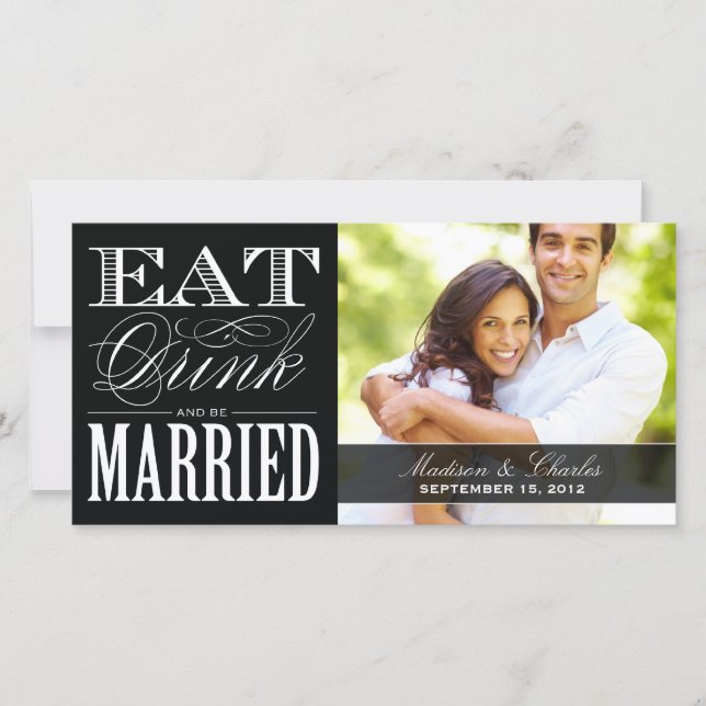 & BE MARRIED | SAVE THE DATE ANNOUNCEMENT (Front)