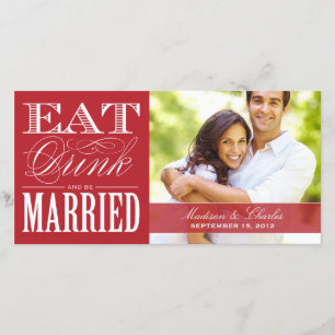 & BE MARRIED SAVE THE DATE ANNOUNCEMENT