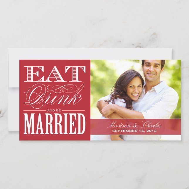 & BE MARRIED | SAVE THE DATE ANNOUNCEMENT (Front)