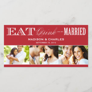 & BE MARRIED SAVE THE DATE ANNOUNCEMENT