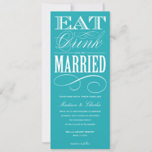 & BE MARRIED   WEDDING INVITATION STYLE 2
