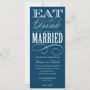 & BE MARRIED   WEDDING INVITATION STYLE 2