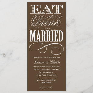 & BE MARRIED WEDDING INVITATION STYLE 2