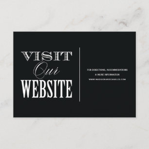 & BE MARRIED WEDDING WEBSITE CARD