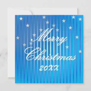 Be Merry and Shine Bright Flat Greeting Card